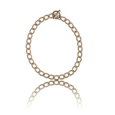 Ketting Dames Time Force 45 cm Kleur Brons