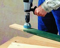 Wolfcraft Nylon-komborstel | Blauw | 6-kant schacht | Ø65mm | 1 stuk - 2729000 - thumbnail