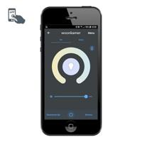 QAZQA Smart buitenlamp paal staal RVS 50 cm incl. Wifi A60 - Sfera - thumbnail