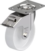 Blickle LEX-PO 160G-FI Zwenkwiel met rem Wieldiameter: 160 mm Draagvermogen (max.): 300 kg 1 stuk(s) - thumbnail