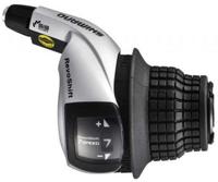 Draaiversteller (rechts) 7 speed Shimano Tourney SL-RS45 - zwart/zilver - thumbnail