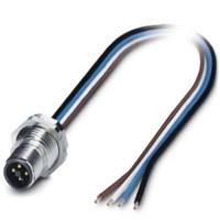 Phoenix Contact 1424136 Sensor/actuator inbouwconnector M12 Aantal polen (sensoren): 4 Stekker, inbouw 0.50 m 1 stuk(s) - thumbnail