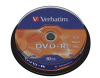 Verbatim 43523 DVD-R disc 4.7 GB 10 stuk(s) Spindel - thumbnail