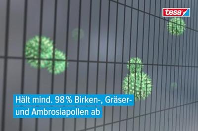 tesa 55297-00000-00 Pollenrooster (b x h) 1200 mm x 2400 mm Antraciet 1 stuk(s) - thumbnail