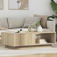 Salontafel met lade Sonoma Eiken 95 x 55 x 31 cm Bewerkt hout - thumbnail