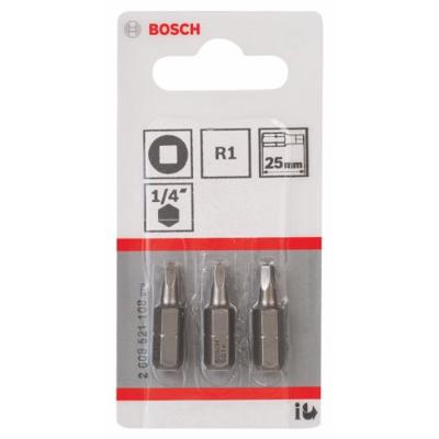 Bosch Accessories Vierkant-bit 1 Extra hard C 6.3 3 stuk(s)