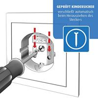 Reer professionele schroef stopcontactbeveiligers Wit (20 stuks) - thumbnail