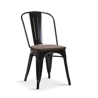 Stoel Lex Zwart - Set van 4 Stoel Lex Zwart - Set van 4