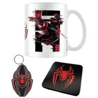Marvel Mug, Coaster and Keychain Set Spider-Man Miles Morales Web Glitch - thumbnail