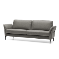 Relaxbank 2,5-Zits T-508 Grijs Leer - thumbnail