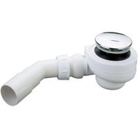 Turboflow douchebaksifon voor gat 90mm chroom - thumbnail