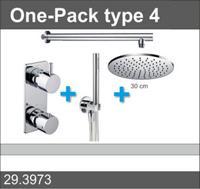 Wiesbaden one-pack inbouwthermostaatset rond type 4 - thumbnail