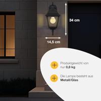 Wandlamp Brilliant 44282/06 Zwart Metaal 60 W E27 - thumbnail