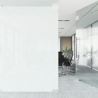 VidaXL Raamfolie statisch mat transparant wit 45x1000 cm pvc - thumbnail
