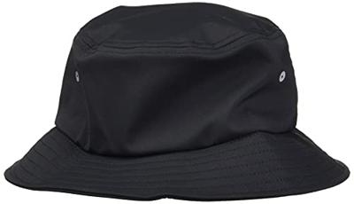 Flexfit FX5003N Nylon Bucket Hat - Black - One Size