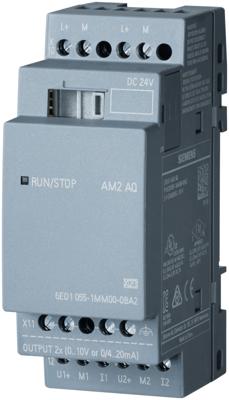 Siemens LOGO! AM2 AQ 0BA2 PLC-uitbreidingsmodule 24 V/DC