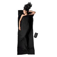 Cocoon Travel Sheet 100% Merino Wool Lakenzak Black - thumbnail