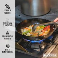 Blackwell Wokpan Voccelli Carbonstaal - ø 25 cm - zonder anti-aanbaklaag - thumbnail