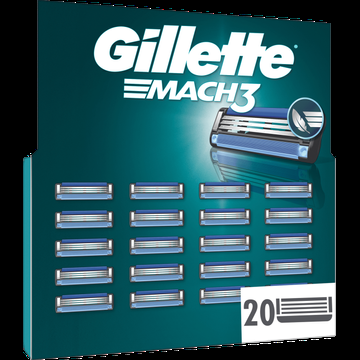 Gillette Mach3 blades 20 Stuks