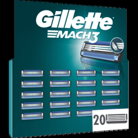 Gillette Mach3 blades 20 Stuks - thumbnail