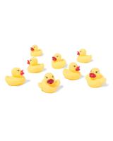 HEMA Badeendjes geel - 8 stuks - thumbnail