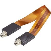 Renkforce Antenne, Satelliet Aansluitkabel [1x F-bus - 1x F-bus] 30.00 cm Vensterdoorvoer Koper - thumbnail