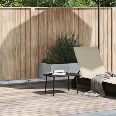 Tuin salontafel rechthoekig 60x40x37 cm poly rattan bruin Tuin salontafel rechthoekig 60x40x37 cm poly rattan bruin