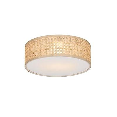 QAZQA Oosterse plafondlamp rotan 30 cm - Tromma QAZQA Oosterse plafondlamp rotan 30 cm - Tromma