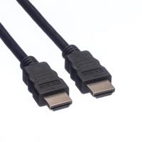 ROLINE HDMI High Speed kabel met Ethernet M-M, zwart, 1 m - thumbnail