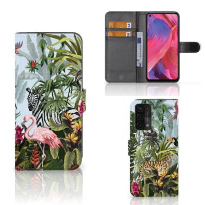 Telefoonhoesje | Met pasjeshouder | voor OPPO A54 5G | A74 5G | A93 5G Jungle