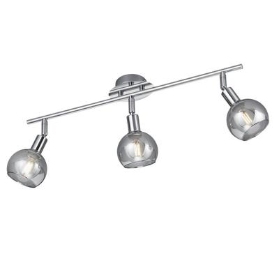 Trio Plafondlamp ChroomBrest 3-lichts verstelbaar - R80593006