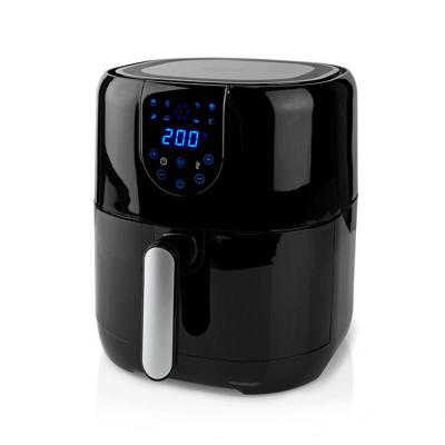 Nedis Heteluchtfriteuse | 4 l | Tijdschakelaar: 60 min | Aantal vooraf ingestelde programma's: 8 | Digitaal | Zwart - KAAF150BK Nedis Heteluchtfriteuse | 4 l | Tijdschakelaar: 60 min | Aantal vooraf ingestelde programma's: 8 | Digitaal | Zwart - KAAF150BK