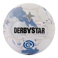 Derbystar Eredivisie Classic Light Voetbal Maat 5 2025-2026 Wit Lichtblauw Zwart - thumbnail