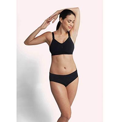 Gewatteerde borstvoedings- & zwangerschapsbeha zonder naden CARRIWELL zwart