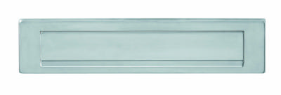 Intersteel Brievenbus met regenrandPosta recht RVS - 0035.400002