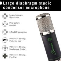 Monkey Banana Bonobo Microfoon Set Zwart - thumbnail