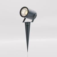 Spikey LED Prikspot - 4 Watt 345 Lumen - 4000K neutraal wit - kantelbaar - antraciet - IP64 Waterdicht - GU10 - Tuinspot - tuinverlichting - padverlichting - thumbnail