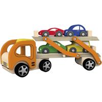VIGA autotransporter speelgoed, afm 29x15x8 cm, 1 stuk - thumbnail