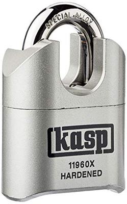 Kasp K11960XD Hangslot Verschillend sluitend Zilver Cijferslot