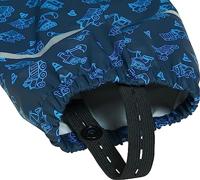 Playshoes regenpak overall Bouwwagens Marine-104 - thumbnail