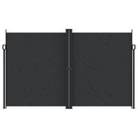 VidaXL Windscherm uittrekbaar 200x600 cm zwart - thumbnail