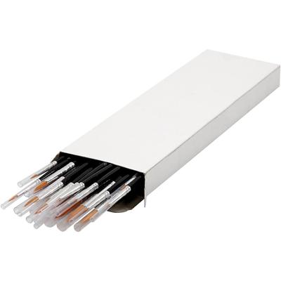 Creativ Company Ronde penselen - 7 maten, 36st.