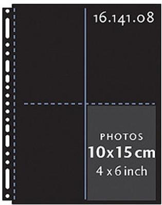 Henzo 10 Fototassen 10x15 zwart 230x297