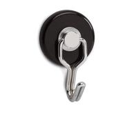 Maul Magneet (Ø x h) 35 mm x 53 mm Rond, Met haak Zwart, Zilver 2 stuk(s) 6155790 - thumbnail