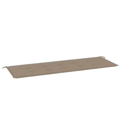 VidaXL Tuinbankkussen 150x50x4 cm oxford stof taupe