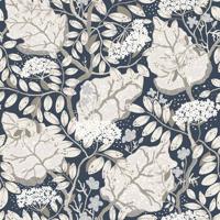 Dutch Wallcoverings Lina - Ulla -Britt Blue Grey - Blauwgrijs - thumbnail