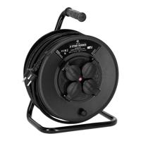 Adam Hall 3 Star CD 50 PWR kabelhaspel met 50m stroomkabel + 4x Schuko - thumbnail