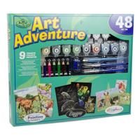 Set voor verven op nummer Royal & Langnickel Art Adventure 48 Onderdelen - thumbnail