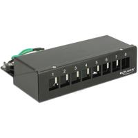 DeLOCK Keystone Desktop Patch Panel 8 Port patchpaneel - thumbnail