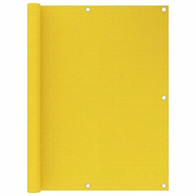 VidaXL Balkonscherm 120x300 cm hdpe geel